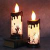 LED Electronic Candles - AIMOONSA - AIMOONSA - Pack of 2 - Flameless - Halloween Decor