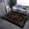 Triple Moon Goddess Carpet Wicca Goth Subculture Rock Romance Non-slip Doormat Mat Hallway Entrance Door Rug Bedroom Decor