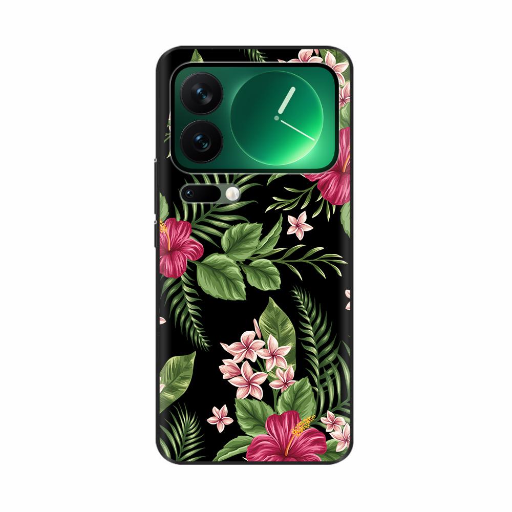 For Xiaomi Mi 17 Pro Max Case Luxury Soft Black Silicone Printed Protective Shell Back Cover Cases For Xiaomi 17 Pro Max Casing