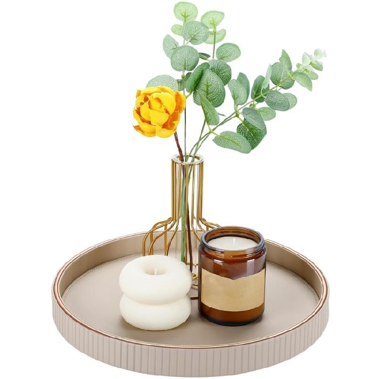 Leather Accessory Tray For Displaying And Storing Jewelry In Contemporary Interiors With Minimal Effort