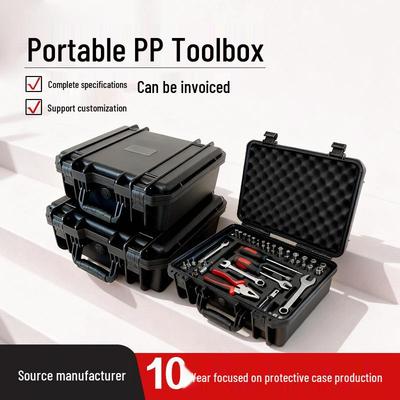 Multi-purpose Waterproof Portable Plastic Tool Box for Outdoor & Household Repairs