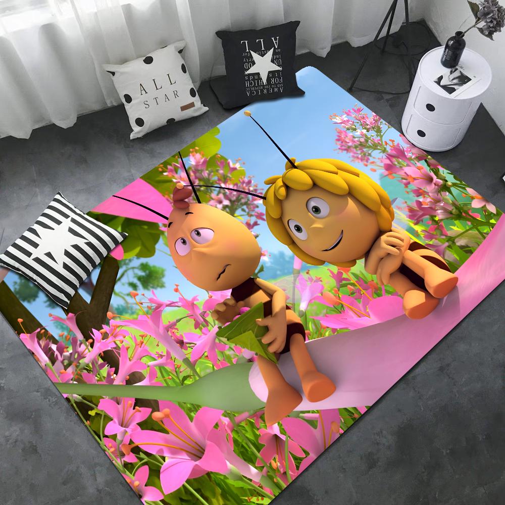 Bee M-Maya Entrance Door Mat Washable Non-Slip Living Room Sofa Chairs Area Mat Kitchen Welcome Doormat