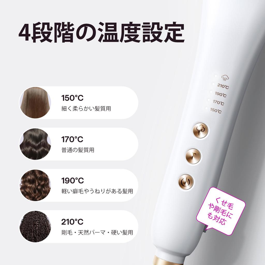 Wavytalk Steam Straightening Brush | Quickly Styles Hair While Reducing Damage and Nourishing It with Steam | 3-in-1 Hair Care Brush with Straightenin