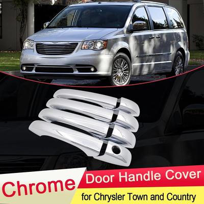 Pre Chrysler Town and country Voyager 2008~2016 Chrómové Kryty Kľučiek Dverí Lišty Sady Záchytiek Príslušenstvo na Styling Auta 2009 2010 2011