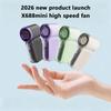 Xiaomi 2026 Mini Portable Handheld Fan with Digital Display Speeds Adjustable USB Rechargeable Pocket Cooling Fan for Outdoor Travel