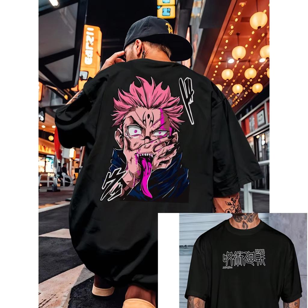 

Anime Spellbound Return Battle Mens and Womens Summer Tshirt Loose Retro ShortSleeved Casual Comfortable Tshirt 3XL
