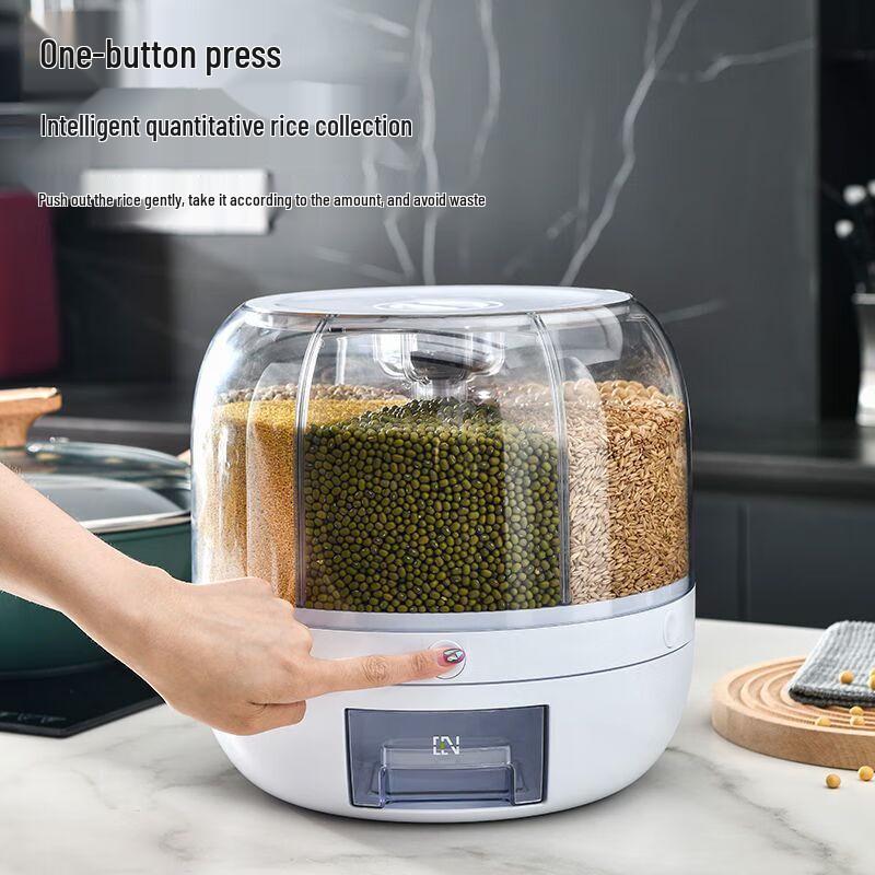 LISM Drehbarer unterteilter Reis- und Getreidevorratsbehälter