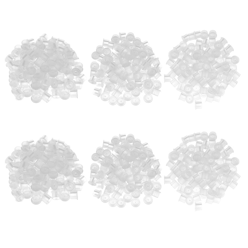 100Pcs Disposable Tattoo Ink Cup S/M/L Permanent Tattoo Makeup Eyebrow Makeup Pigment Container Caps Tattoo Accessories