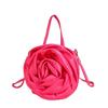 Shoulder Bag Clutch Bag 3D Rose Shape Crossbody Bag Handbag Fashion Tote