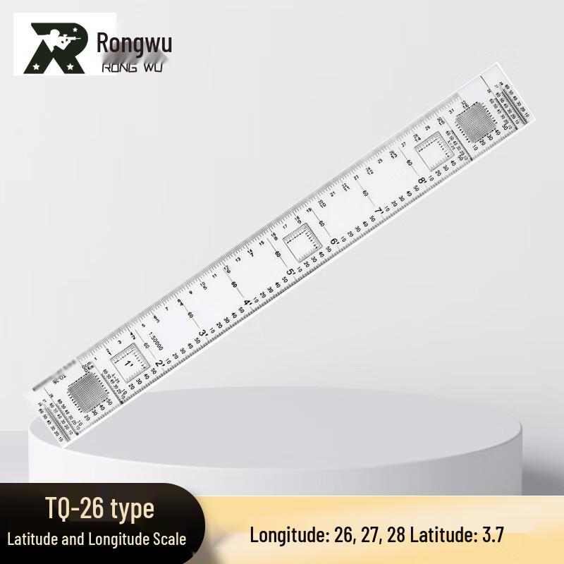 Rongwu TQ-26 Military Map Scale Ruler