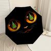 Christmas Cat Eyes Umbrella: A Festive Design for Outdoor Adventures - Auto-Open/Close, Lightweight & Durable Idea