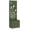 Garden Privacy Screen Canvas Olive Green 50 X 140 Cm