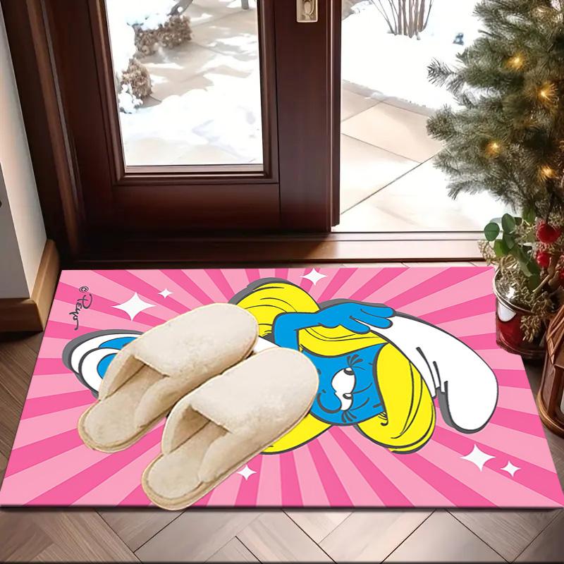 Smurfette's Adventure Area Rug Suitable for Indoor And Outdoor,Carpets for Kitchens, Homes, Offices, Living Rooms,Home Decor,Christmas Gift