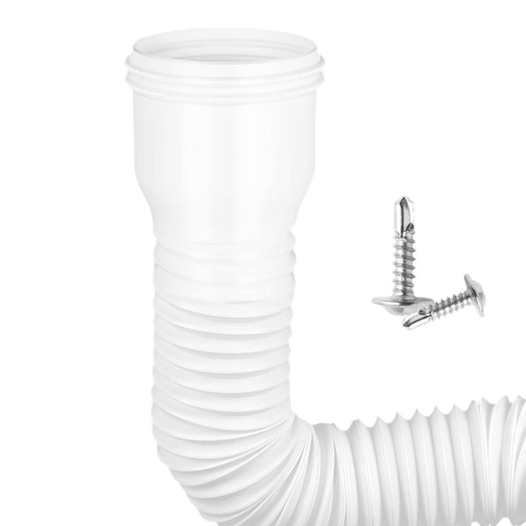 Rain Gutter Downspout Extension Extender Diverter Retractable 47-150cm for Rainwater