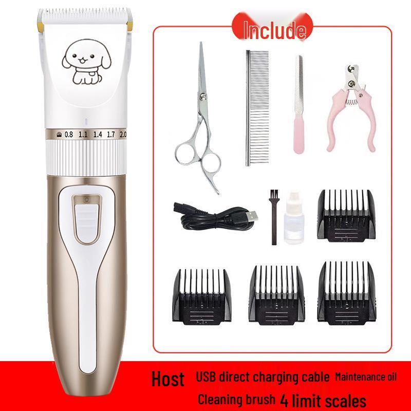 Kuanger Pet Electric Hair Trimmer Set for Dogs & Cats