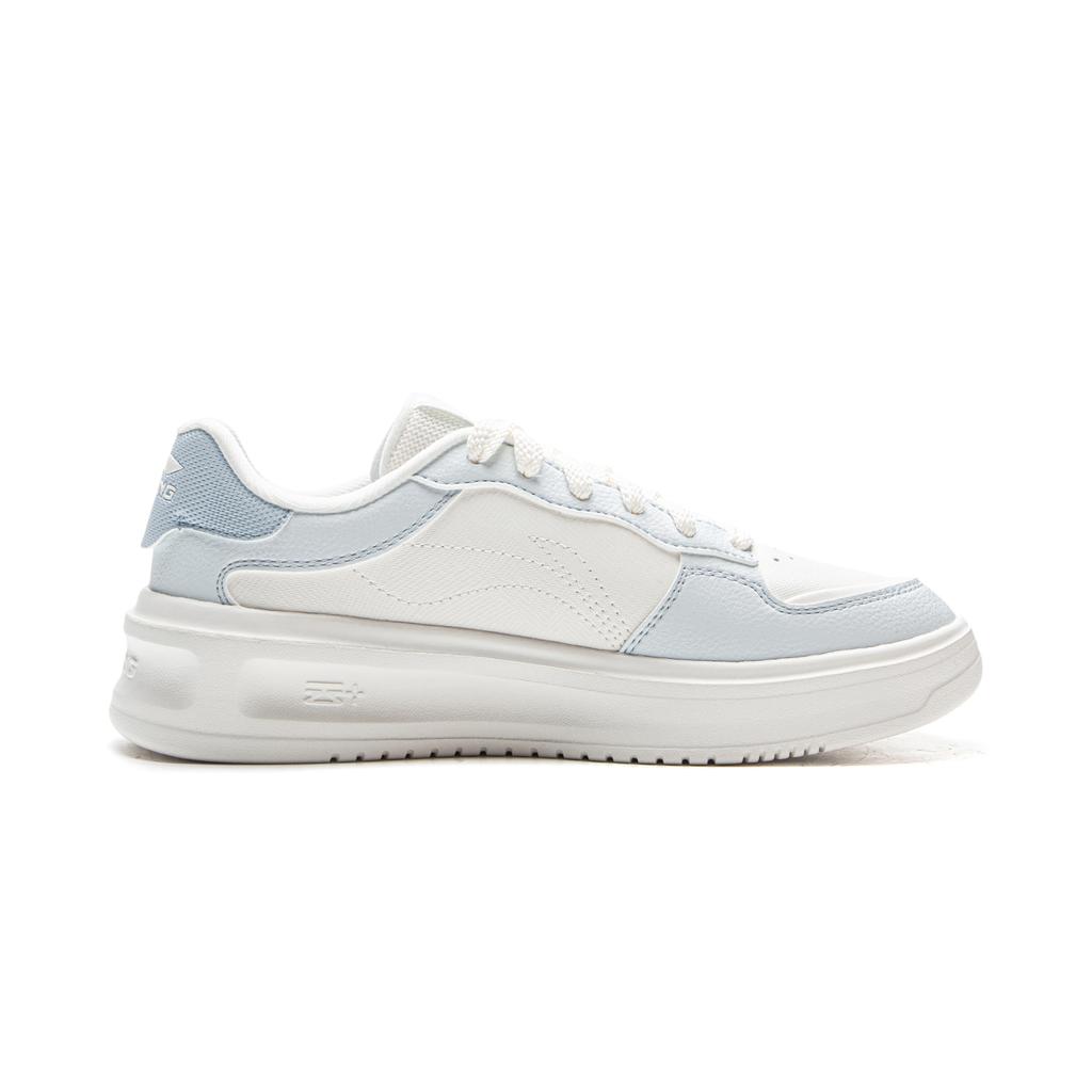 Li Ning Lantern Festival Synthetic Leather Abrasion Resistant Breathable Low top Skateboard Shoes Women's Blue White AGCV316-2