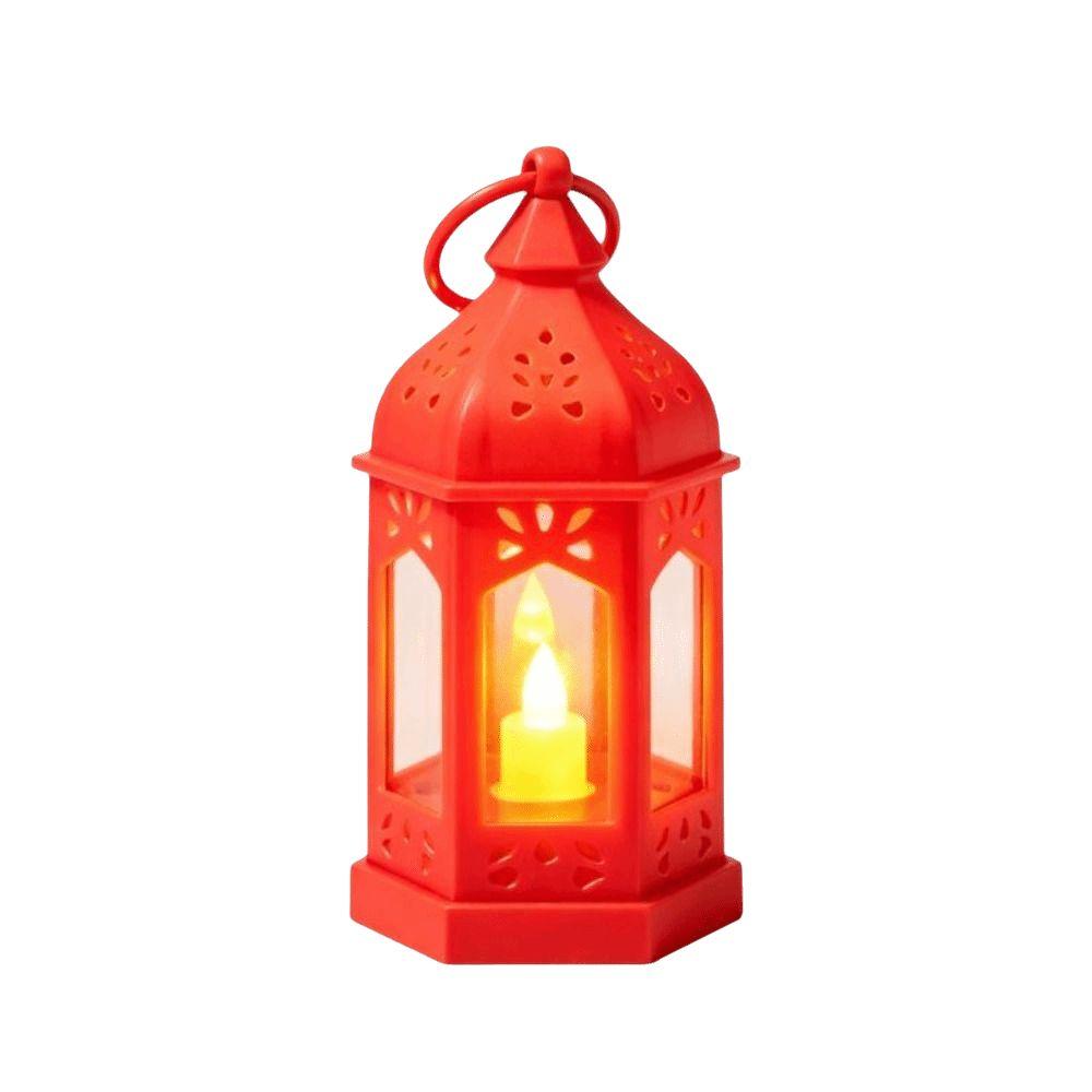 Retro Mini Square Night Lights Flameless LED Atmosphere Lamp Christmas Tree Decor  New Year