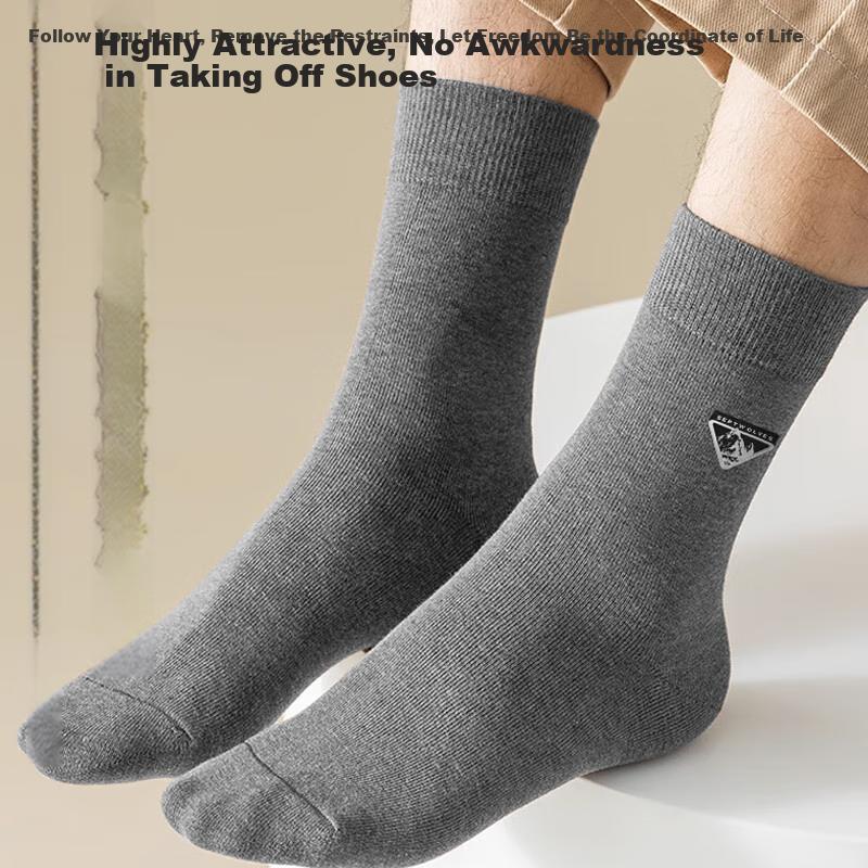 SEPTWOLVES [German Wool Heat] Men's Socks, Mid To High Tube, Casual Outdoor, Sweat-Absorbing, Breathable, Warm Socks