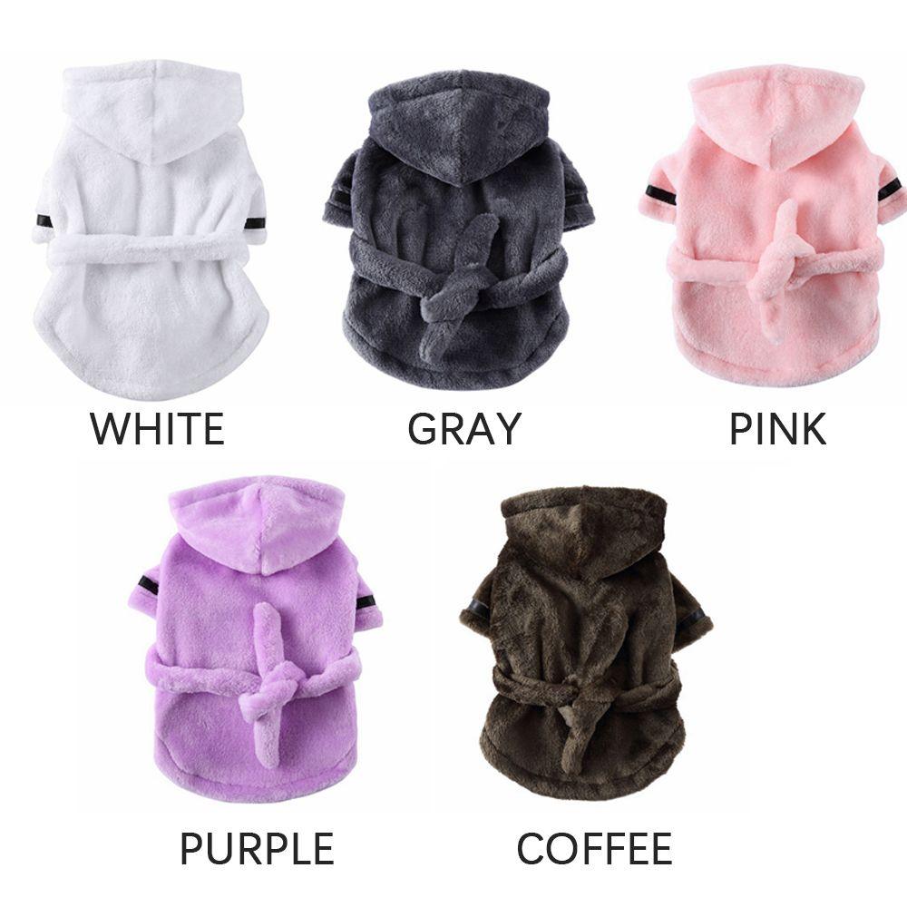Thick Flannel Pet Supplies Nightwear Super Microfiber for Small Large Dog Pet Pajamas Dog Towel Pet Bath Towels Dog Bathrobe