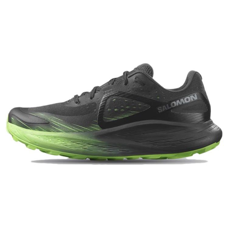 SALOMON Glide Max Non-Slip Wear-Resistant Shock Absorbing Breathable Low-Top Outdoor Functional Shoes Men Shoes Black Green 473174