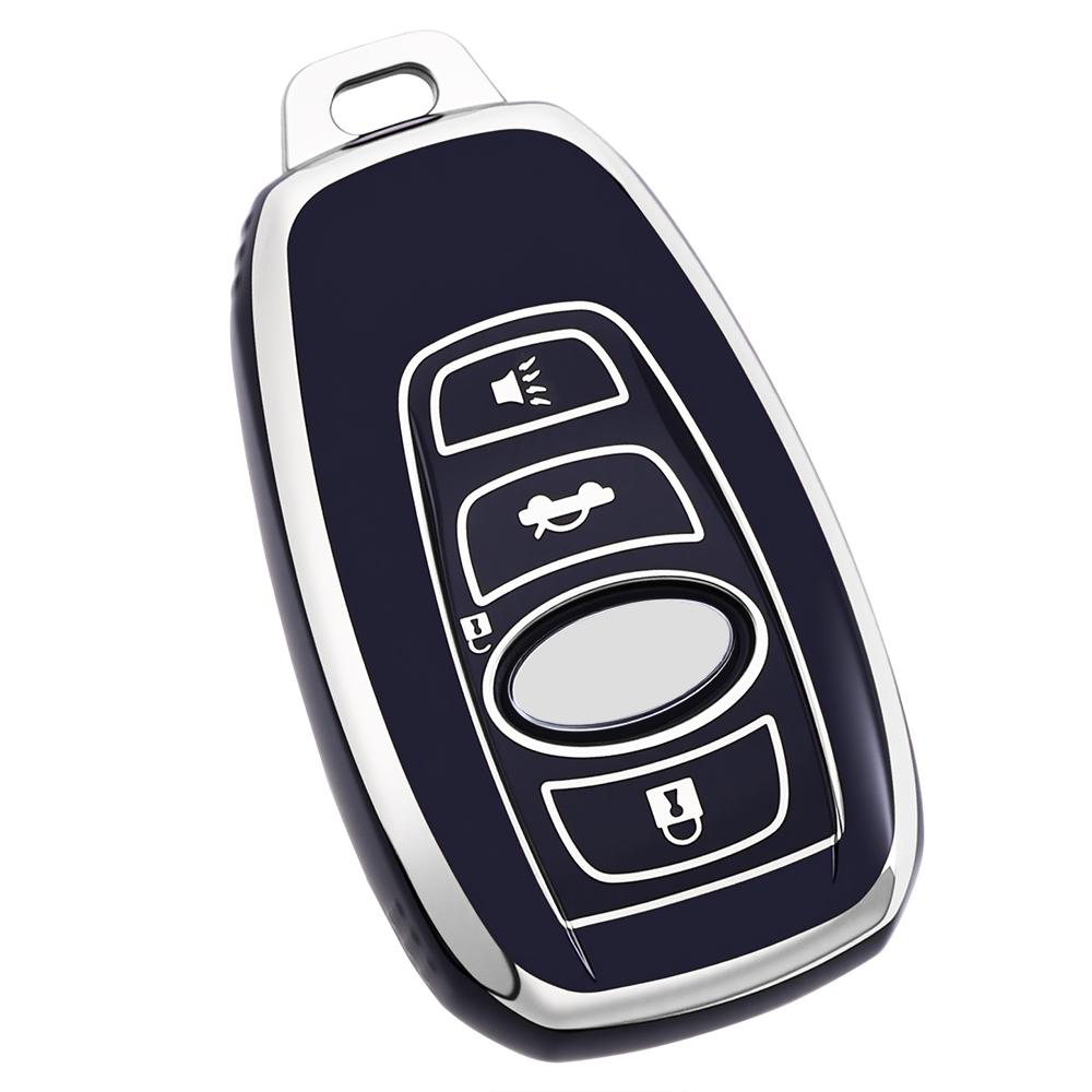 Key Fob Cover Silicone Rubber Case For Subaru  Brz Sti Legacy Forester Crosstrek Impreza Wrx Ascent Outback Remote Control