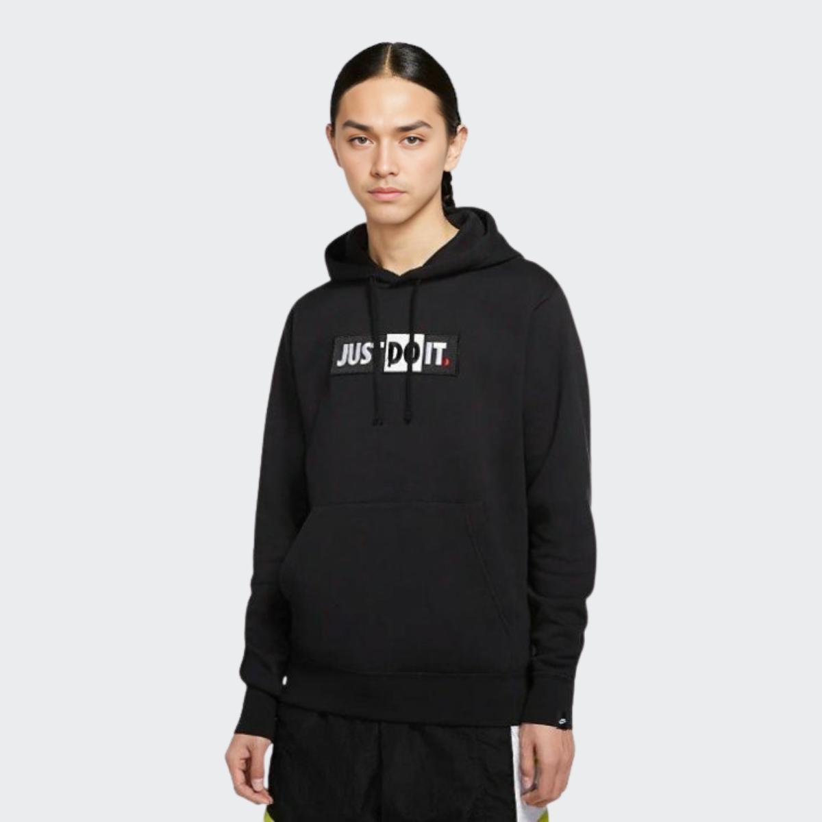 Мужской флисовый пуловер с капюшоном Nike Sportswear Logo Patch — фото 3