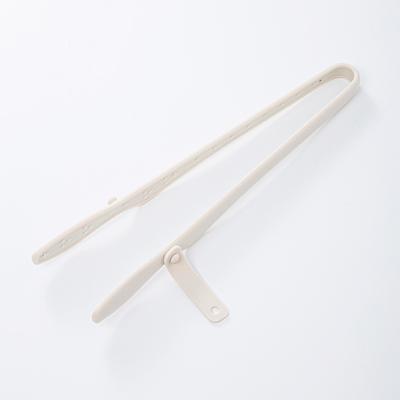 Hot Silicone Grill Tongs Long Mini White Food Tong Bread Clip Kitchen Accessories