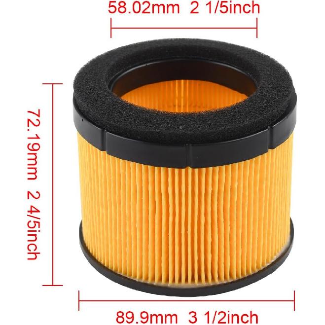 11029-0032 11029-0019 Air Filter 11029-7023 11029-0049 Compatible with Kawasaki FJ180V Series Engine Replace Air Filter 11029-0032 11029-0019