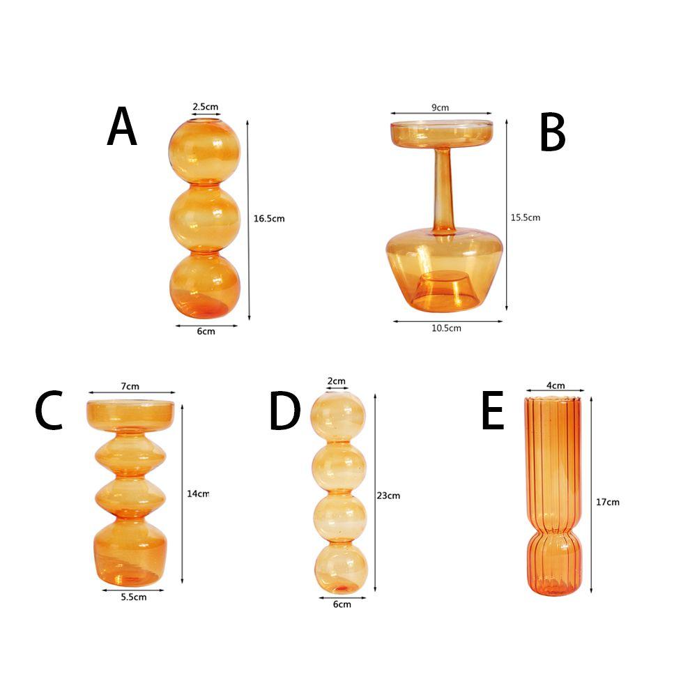 Flower Decoration Living Room Hydroponic Plant Glass Vase Home Decoration Table Decor Flower Vase