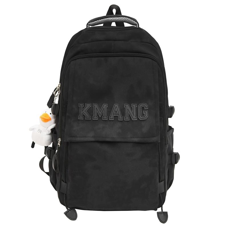 Middle School Student Schoolbag Men's Letter Backpack Women's Large Capacity Backpack