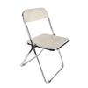 Acrylic Folding Chair Electroplated Silver Legs Folding Dining Chair Clothing Store Photograph