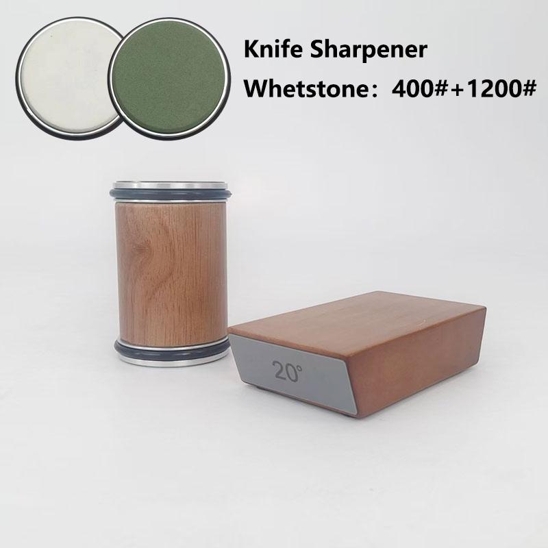 Válcová bruska na nože Oboustranný diamantový brusný kámen 15/20° Stupňový magnetický úhlový váleček pro ostření kuchyňských nožů