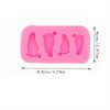 Cute Foot Silicone Molds, Epoxy Resin Molds for DIY Aromatherapy Candle Decorations, Plaster Hanging Decorations