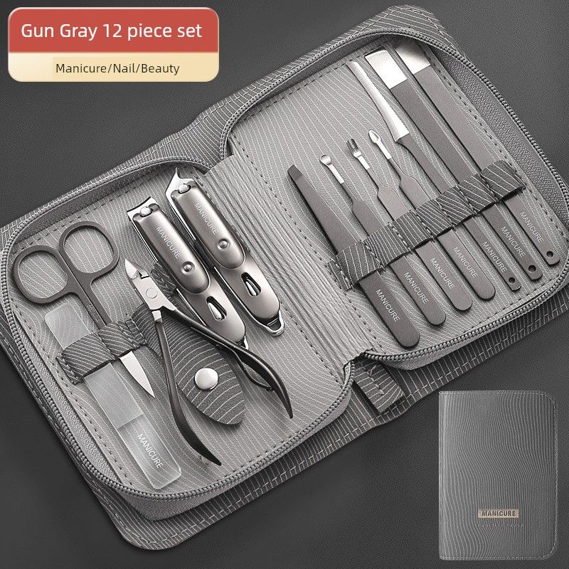 Nail Clippers Suit Nail Scissors For Home Unisex Special Use Pedicure Tools Nail Clipper Pliers Original Manicure 18-Piece Set