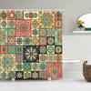 Bohemian 3d Bathroom Curtains Indian Boho Shower Curtains Waterproof Fabric With 12 Hooks Home Decor Washable Bath Screen