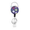 Flower Butterfly Chrysanthemum Doctor ID Badge Clip Lanyards Holder Porta Credencial  Reel Nurse Retractable Keychain Wholesale