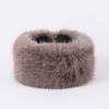 Autumn and Winter Imitation Fox Hair Thickened Fur Roofless Hat Thermal Ear Protection Hat Ring Headgear Headband Empty Top Hat