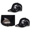 Skull Embroidered Baseball Cap With Adjustable Fit For Outdoor Sports And Sun Protection