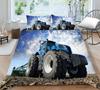 Car Series Printed Bedding Single Double Bed Full Size Pillowcase and Quilt Cover 2 or 3 Comfortable Home Decoration for Boys and Men Car Lovers Room