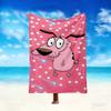 1pc Cozy Print Blanket, Courage the Cowardly Dog Blanket Appropriate for Home Picnic and Travel Adventures