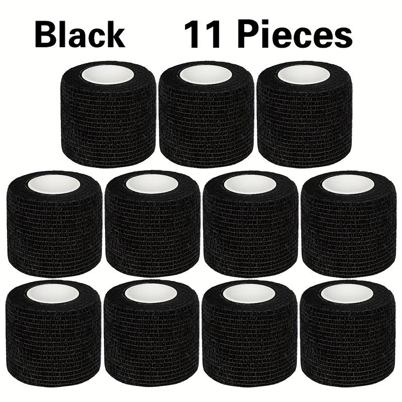 

11-Pack Elastic Bandage Size Width 2in/5CM | Self-Adhesive Sports Tape for Knees, Ankles, Wrists, Fingers, Palms чёрный