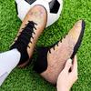 New football shoes high top camouflage broken nails children's professional training shoes broken nails factory football shoes
