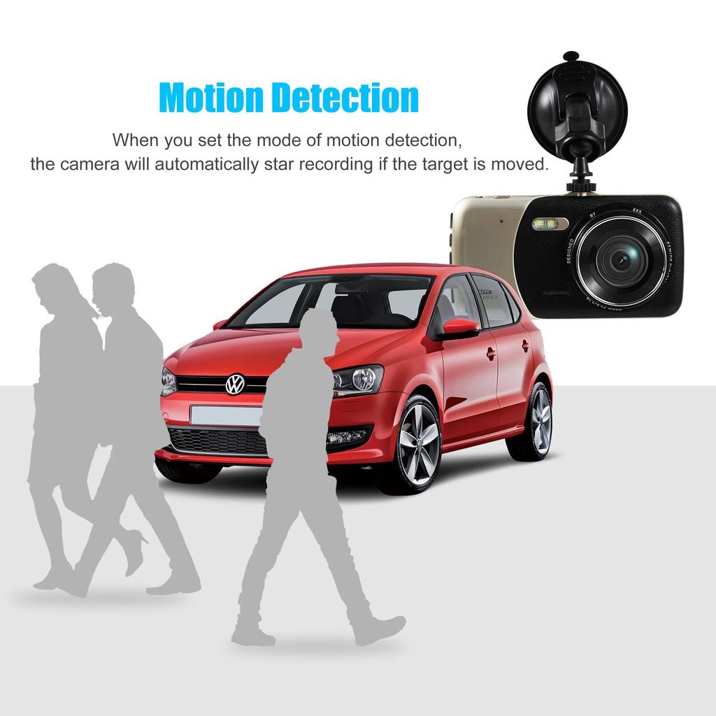 Cámara de salpicadero DVR 1080P FHD para coche, cámara de visión trasera, grabadora de vídeo, caja negra, accesorios para coche