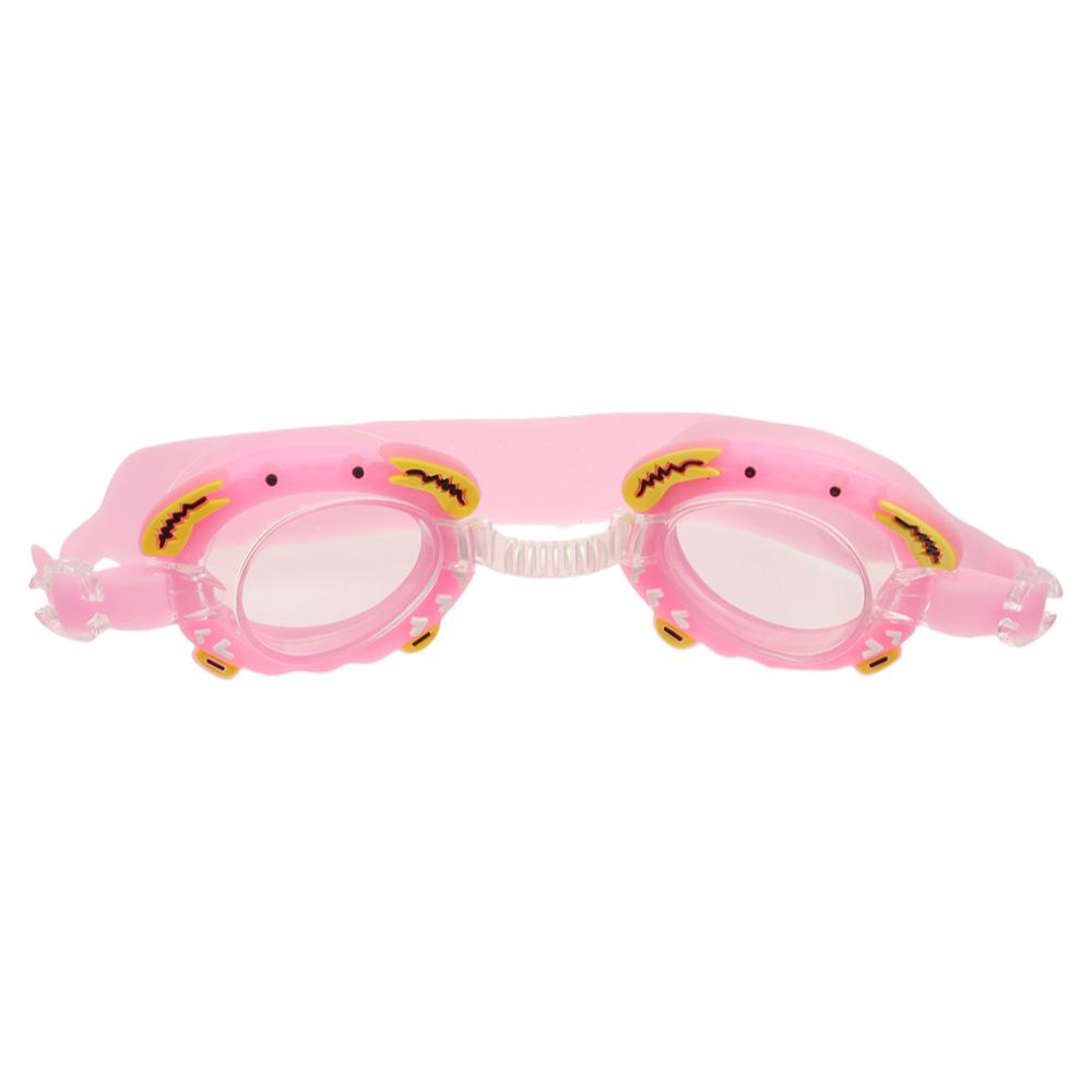 Children's Cartoon Unicorn and Crab Waterproof Swimming Goggles - High Definition Cute Glasses