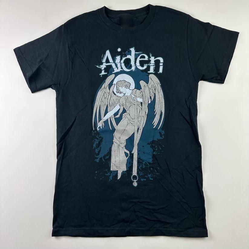Винтажная футболка группы Aiden Band 2000-х Унисекс Концертная S - 5XL BO031 Унисекс Футболка M