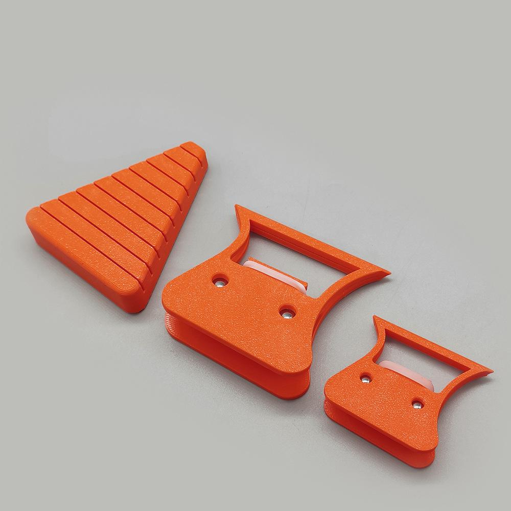 Weißer Reiher CDC Feder Clip Set: 3-teiliges Fliegenbindewerkzeug mit Klemme und Faltwerkzeugzubehör.