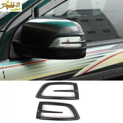 For Ford Ranger 16- Matte Black Rearview Mirror Turn Light Lamp Cover Trim