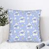 Cute Shark Square Pillow Case Starry Whale Sharks Cushion Covers Customized Decorative Throw Pillow Case Cover for Sofa