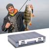 Double-sided Fishing Lure Storage Box Detachable Compact Design Portable Shrimp Bait Box Fishing Gear Organizer
