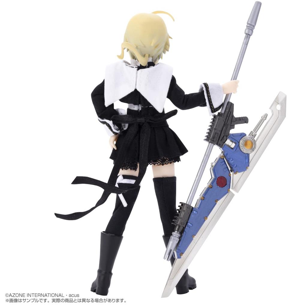 Azone International Assault Lily Series No.062 Amano Amano Version 2.0 Plastic Armor 1/12 Scale Soft Vinyl Head Figure Collector's Scale Doll